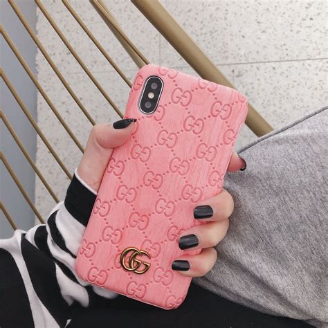 pink gucci iphone xs max case|Gucci phone case xs.